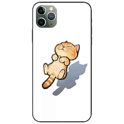 Ốp lưng in cho Iphone 11 Pro Mẫu Mèo Vàng