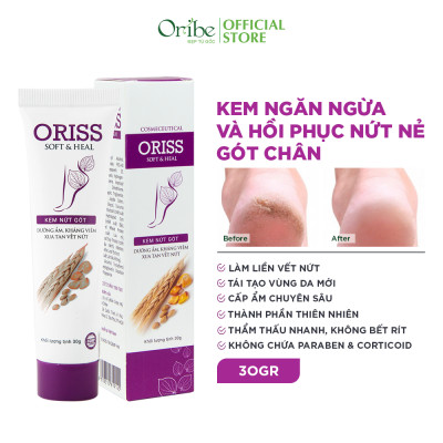 Kem nứt gót Oriss dưỡng ẩm làm mềm gót chân làm liền vết thương 30g