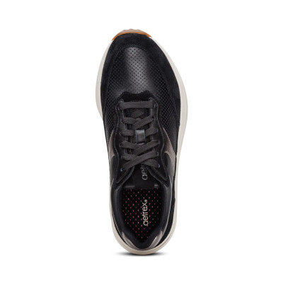 Giày thể thao sức khoẻ nữ Aetrex Emily Black - Sneaker đế mềm