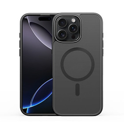 Ốp lưng sạc từ tính dành cho iPhone 16 Promax/ 16 Pro/ 16 Plus/ Iphone 16 Dux Ducis Yind Series, Chống Vân tay, chống sốc_ Hàng chính hãng