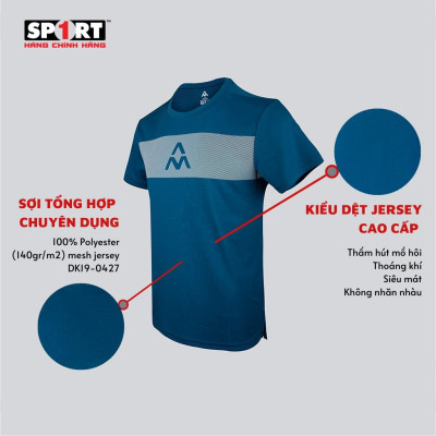 Áo Thun T-Shirt Nam AM MT001 Thể Thao Ngắn Tay Cotton Sport1