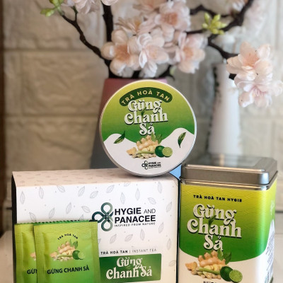 Trà Gừng Chanh Sả Hygie 250g tăng sức đề kháng, detox cơ thể