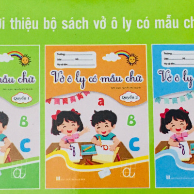 Sách- Combo 3 quyển Vở Ôly có mẫu chữ dành cho bé tập viết