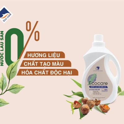 Nước lau sàn Hữu cơ Ecocare đuổi muỗi tinh dầu Quế 4000ml