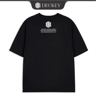 Áo Thun Cotton Unisex Nam Nữ Form Rộng DECKEY Bubble Sign