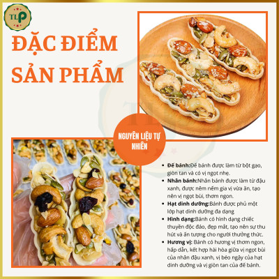 BÁNH THUYỀN MIX HẠT TÂN LỘC PHÁT - HŨ 200G