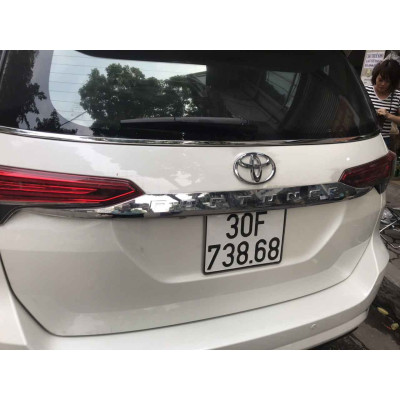 Ốp Tay Mở Cốp Mạ Crom Xe Fortuner 2017 2018 2019 2020