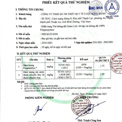 Khẩu trang y tế trẻ em kháng khuẩn GREEN LIFE - SMS xanh
