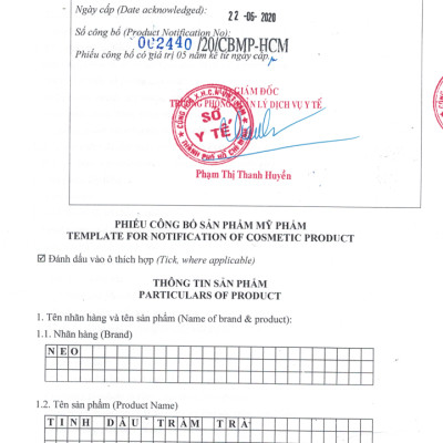 Tinh Dầu Thiên Nhiên Nano Tràm Trà 30ml