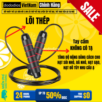 combo kìm bóp tay dây nhảy lõi thép - kìm 60kg 100kg và 120kg - màn hình điện tử đếm số - Hãng dododios