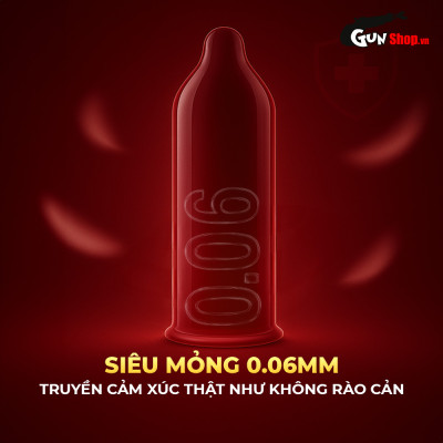 Bao cao su Shell Performax 6 in 1 - Kéo dài thời gian - Hộp 1 cái