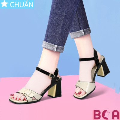 Sandal nữ gót vuông cao 5 phân RO652 ROSATA tại BCASHOP tôn dáng, êm chân và thời trang năng động