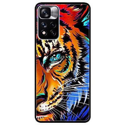 Ốp lưng dành cho Xiaomi Redmi Note 11 Pro 5G ( Bản Nội Địa ) mẫu Hổ Nửa Mặt