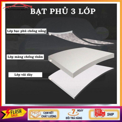 Bạt Phủ Xe Ô Tô TOYOTA Vios, Altis, Camry, Fortuner, Innova, Yaris, Rush, Hilux, Wigo, Land Cruiser, Cross, 