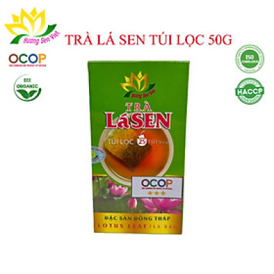Trà Lá Sen Túi Lọc (Sấy Lạnh) Hương Sen Việt (2g x 25 Túi)