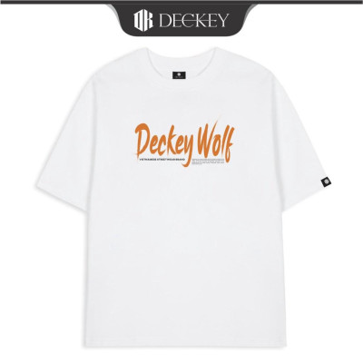 Áo Thun Cotton Unisex Nam Nữ Form Rộng DECKEY WOLF