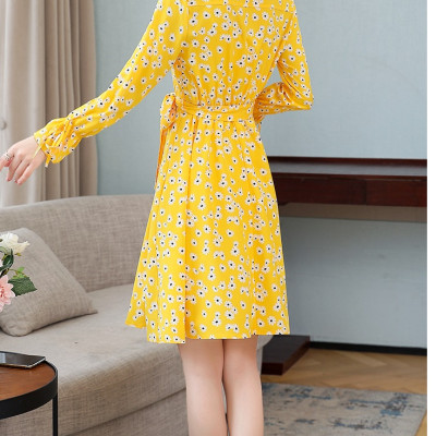 Đầm váy nữ Haint boutique thiết kế hoa eo thắt phong cách nhẹ nhàng Da21