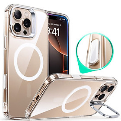 Ốp lưng sạc từ tính chân đế, có nút Camera Control ESR Classic Hybrid Case (Camera Control) cho iPhone 16 Promax_ Hàng Chính Hãng