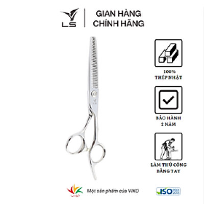 Kéo tỉa tóc LS quai offset vênh đỡ ngón cố định TB130