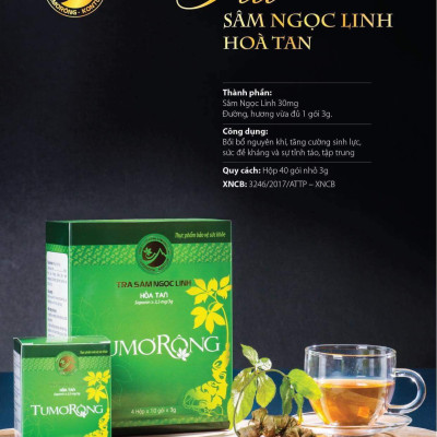 Trà Sâm Ngọc Linh hòa tan 