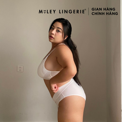 Bộ Đồ Lót Áo Ngực Mút Mỏng Và Quần Đồng Bộ Miley Lingerie Big Size Vải Sợi Tre Bamboo Thiên Nhiên