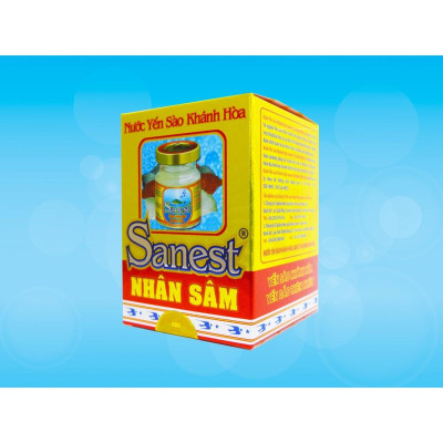 [Combo 20 lọ] Nước Yến sào Khánh Hòa Sanest Fucoidan Nhân sâm đóng lọ 70ml - 700-21%