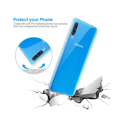 Ốp lưng dẻo dành cho Samsung Galaxy A50 / A50s / A30s hiệu Ultra Thin mỏng 0.6mm chống trầy - Hàng chính hãng