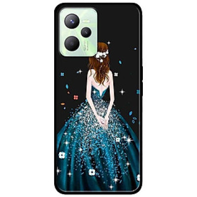 Ốp lưng dành cho Realme C35 mẫu Cô Gái Váy Xanh