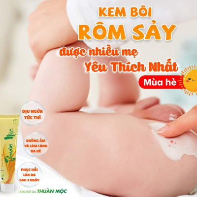Combo 5 tuýp kem bôi da thuần mộc trị hăm chàm sữa mụn nhọt Thanh Mộc Hương 16g