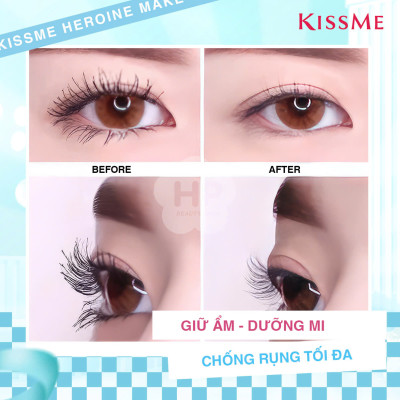 Mascara Mini Làm Tơi Mi Không Lem Trôi Kissme Heroine Make
