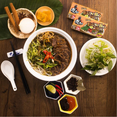 Combo 5 Hộp Viên Gia Vị Bún Bò Huế Ông Chà Và 126g (Hue Beef Rice Noodle Soup Cubes)