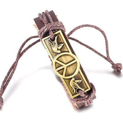 Vòng tay da hình hai con chim