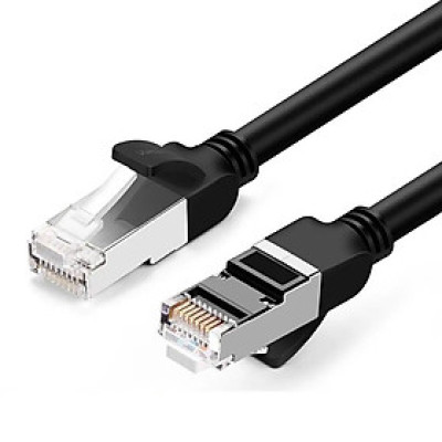 Ugreen UG50192NW101TK 2M màu Đen Cáp mạng LAN CAT 6 Đầu bấm kim loại - HÀNG CHÍNH HÃNG