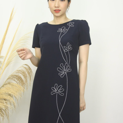 Đầm công sở TIFALU dáng suông trẻ trung LD914B