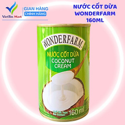 Nước Cốt Dừa Wonderfarm 160Ml