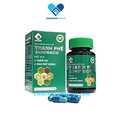 Viên Uống THANH PHẾ DOMESCO Lọ 60 Viên -  Hỗ Trợ Bổ Phổi, Giảm Ho, Tiêu Đờm, Đau Rát Họng