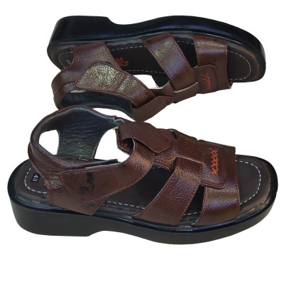 Giày Sandal Nam Da Bò Thật TiTi ĐÔ Cao Cấp DNA2136