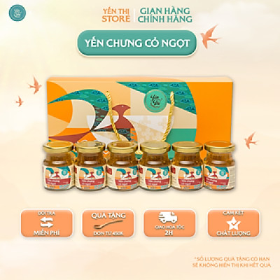(Tặng muỗng gỗ đơn 450k)Yến Thị- Chưng Cỏ Ngọt- Quà Tặng-30% Yến