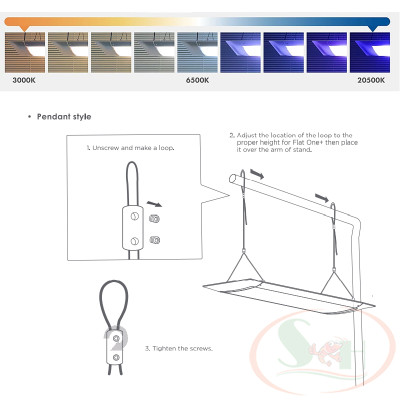 Đèn led ONF Flat One+ 60, 90 cm Blue Yellow White quang phổ trồng cây bể thủy sinh cá tép
