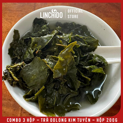 Combo 3 Hộp - Trà Oolong Kim Tuyên - Hộp 200g