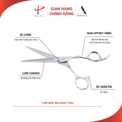 Kéo chống chạy/trượt tóc VIKO EAS-603 (size 6.0 inches)