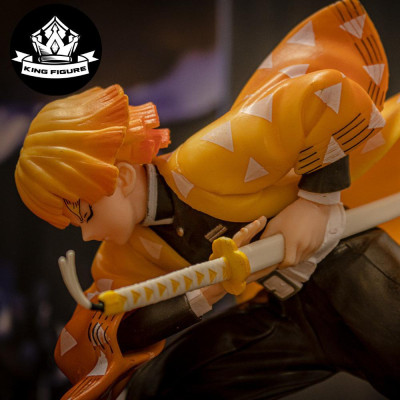 Mô hình Zenitsu Trạng Thái Chiến Đấu 15cm Cao Cấp Mô hình Thanh Gươm Diệt Quỷ Cao Cấp, Figure Anmie Kimetsu no Yaiba