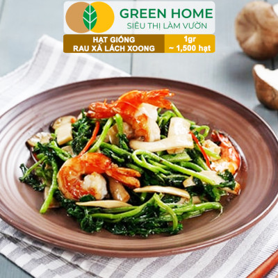 Hạt Giống Rau Xà Lách Xoong Greenhome, Gói 0.1g~1500 hạt, Dễ Trồng Quanh Năm, Độ Nảy Mầm Cao, Thu Hoạch Nhanh, Năng Suất Cao R01