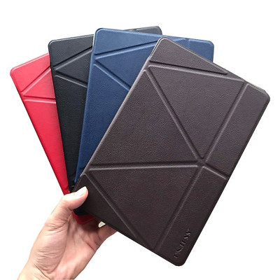 Bao da dành cho iPad Mini 7 , Mini 6 hiệu ONJESS lưng silicon gập tam giác hỗ trợ tắt mở màn hình - Hàng Nhập Khẩu