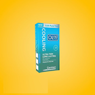 Bao cao su 0.05 Oleo mát lạnh hộp 10 cái