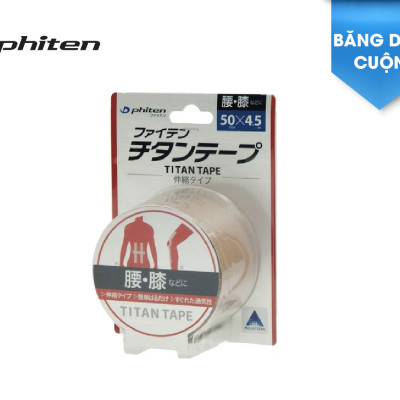 Băng dán cơ giảm đau Phiten titanium tape roll PU710129