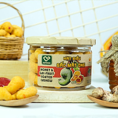 Hạt điều gấc mật ong 120g DGfoods/Honey & gac-fruit coated cashew/Ăn chay được/ HVNCLC/hạt điều bình phước