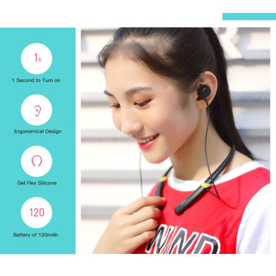 Tai nghe đeo cổ  chạy bộ DACOM L02 BT  không dây Âm thanh nổi chống nước 