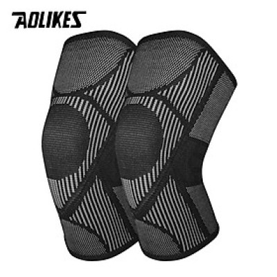 Bó Gối Thể Thao AOLIKES 7728 - Hỗ Trợ Khớp Gối, Giảm Đau Khi Chạy Bộ, Đạp Xe, Tập Gym