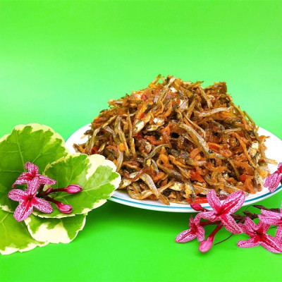 Đặc Sản Bình Thuận  -  Cá Cơm Rang Tỏi Ớt Đầm Sen - 250G